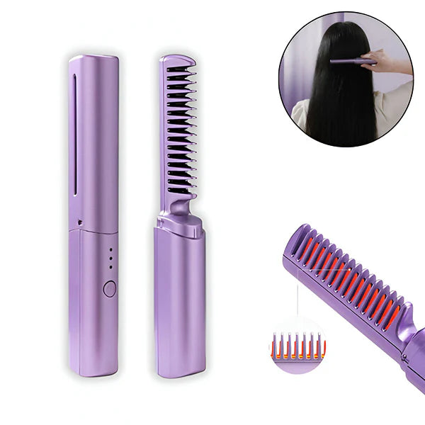 2 in 1 Rechargeable Hair Straightener