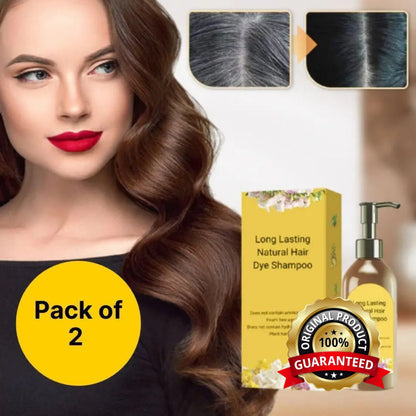 Japanese Long Lasting Natural Hair Dye Shampoo 100 ML (Buy 1 Get 1 Free)