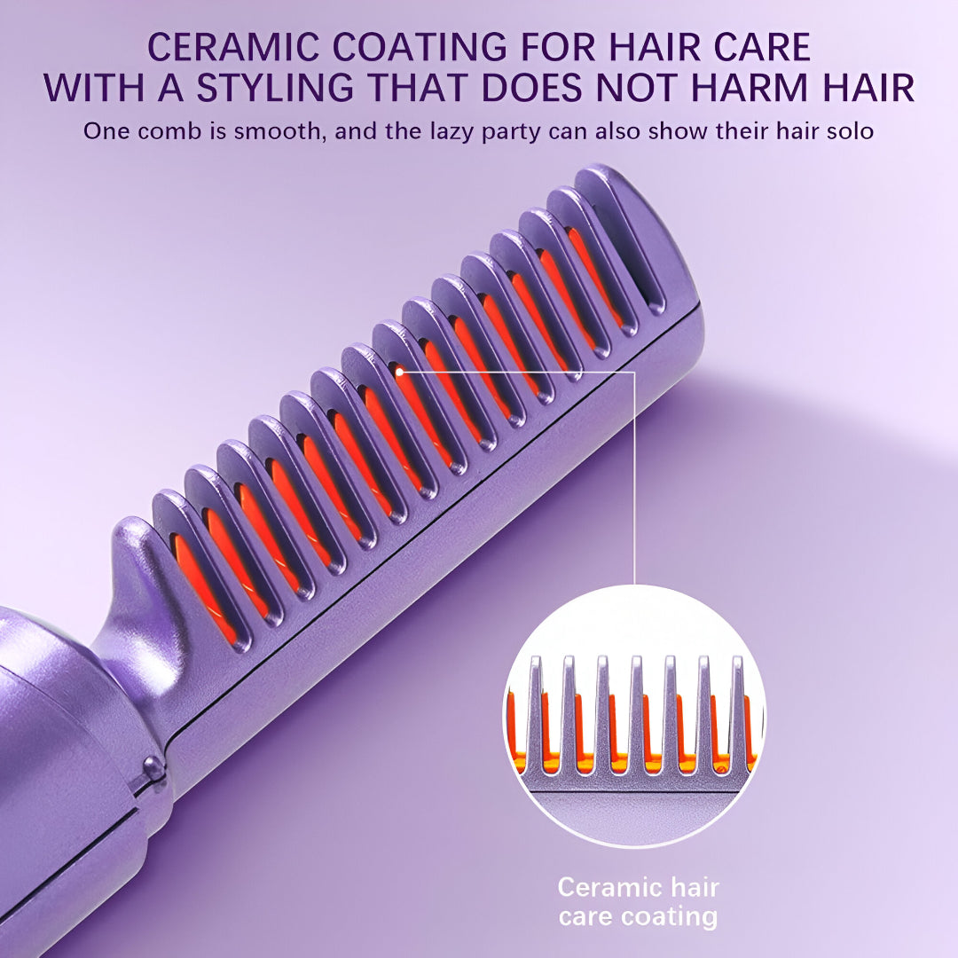 2 in 1 Rechargeable Hair Straightener