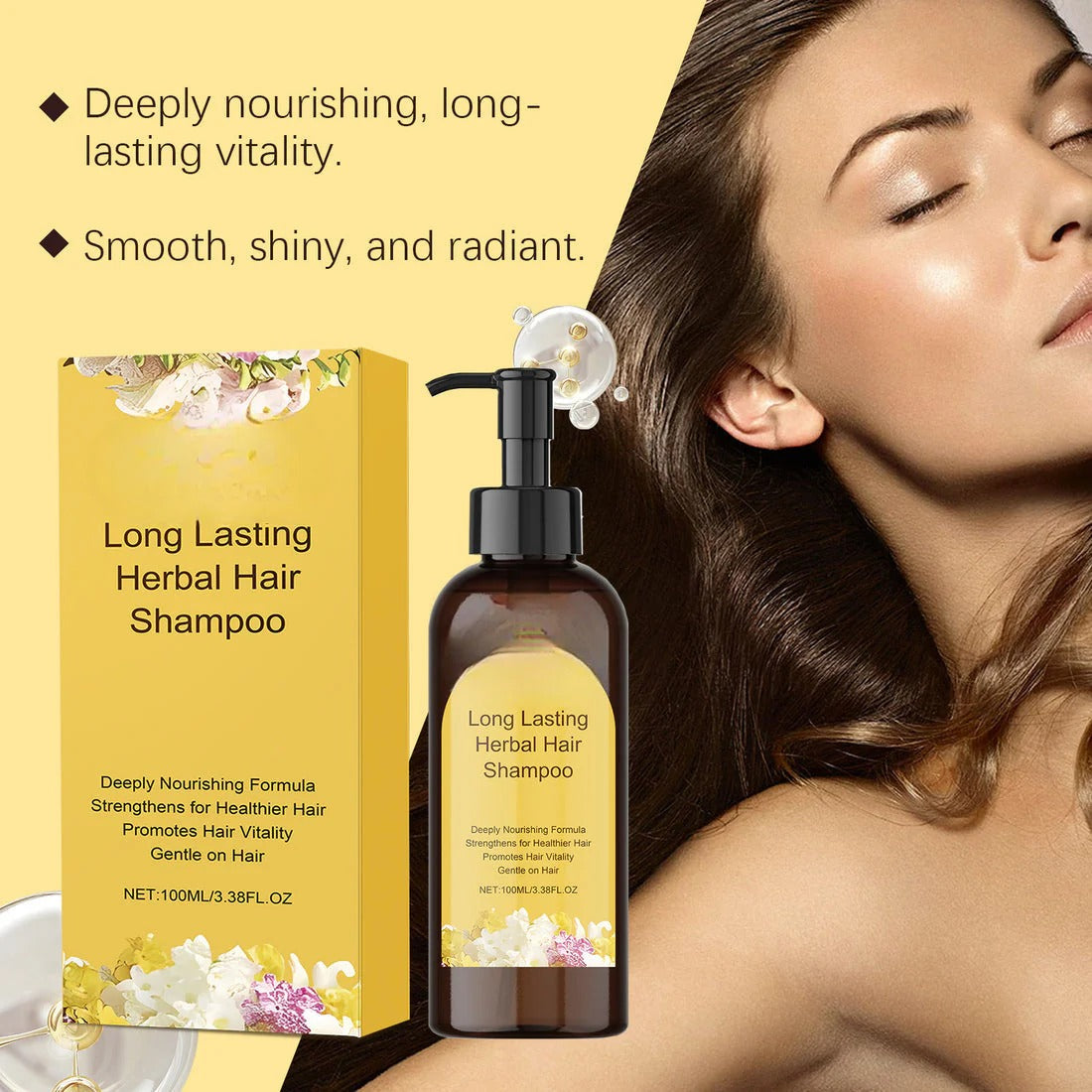 Japanese Long Lasting Natural Hair Dye Shampoo 100 ML (Buy 1 Get 1 Free)