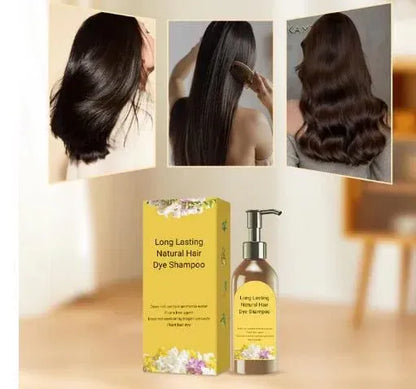 Japanese Long Lasting Natural Hair Dye Shampoo 100 ML (Buy 1 Get 1 Free)