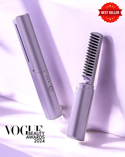 2 in 1 Rechargeable Hair Straightener